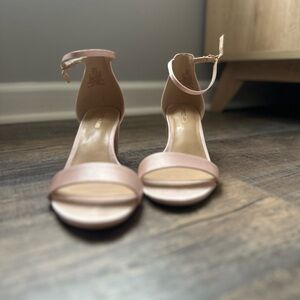 Elegant Pink Ankle Strap Sandals